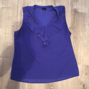 Ann Taylor Blue/Purple blouse/flowy top!